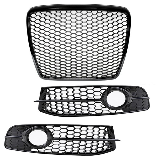 Kühlergrill gitter schwarz - +,